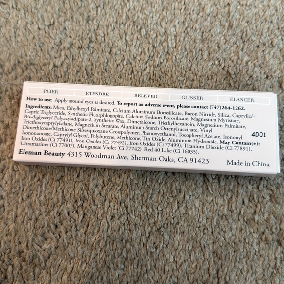 New in box Eleman Beauty Ballerine eyeshadow palette 4.0g/ 0.14oz . - Picture 2 of 4